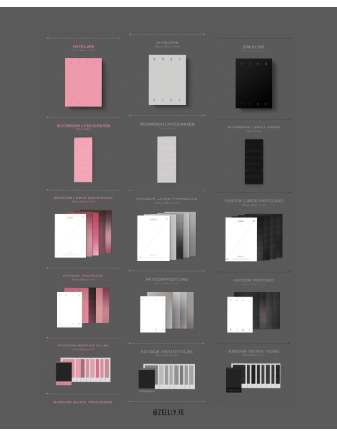 BLACKPINK 2nd AlBUM [Born pink] + POSTER | Zeelly K-pop Perú