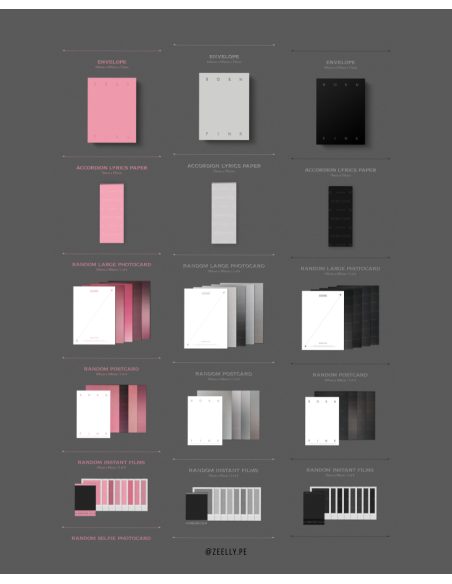 BLACKPINK 2nd AlBUM [Born pink] + POSTER | Zeelly K-pop Perú