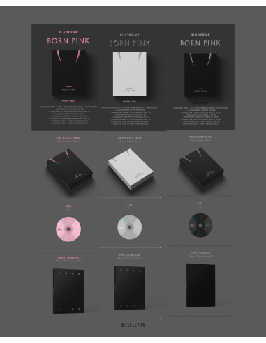BLACKPINK 2nd AlBUM [Born pink] + POSTER | Zeelly K-pop Perú