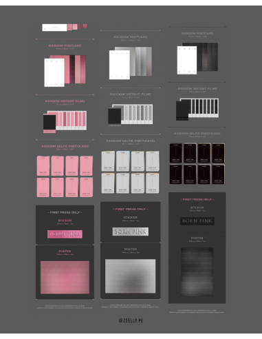 BLACKPINK 2nd AlBUM [Born pink] + POSTER | Zeelly K-pop Perú