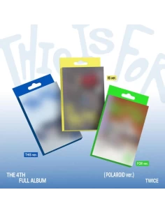 TWICE - THE 4TH FULL ALBUM THIS IS FOR (POLAROID ver.)