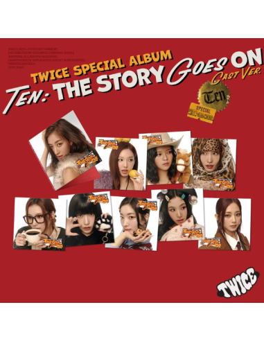 TWICE - Special Album TEN (CAST Ver.) Original | Zeelly Perú