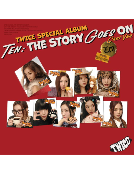 TWICE - SPECIAL ALBUM TEN: The Story Goes On - CAST ver.