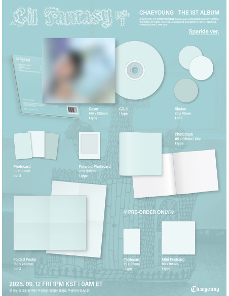 CHAEYOUNG - THE 1ST ALBUM LIL FANTASY vol.1 - Sparkle ver.