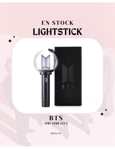 BTS Lightstick  -  Army Bomb versión 4 | Zeelly K-pop Perú