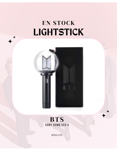 BTS Lightstick  -  Army Bomb versión 4 | Zeelly K-pop Perú